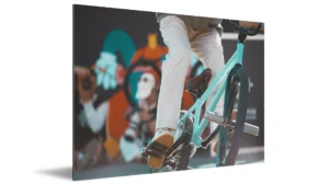 support Dibond BMX Flatland Équilibre