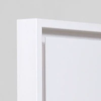 Coin caisse américaine blanc